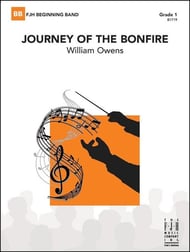 Journey of the Bonfire Concert Band sheet music cover Thumbnail